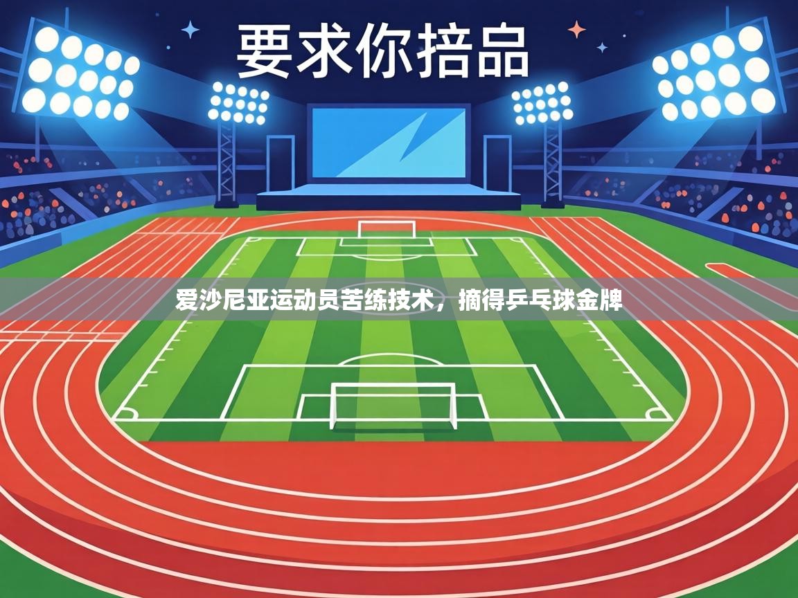 爱沙尼亚运动员苦练技术，摘得乒乓球金牌